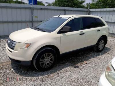 2008 Ford EDGE EDGE SE, cream — VIN 2FMDK36C48BA14312, Copart
