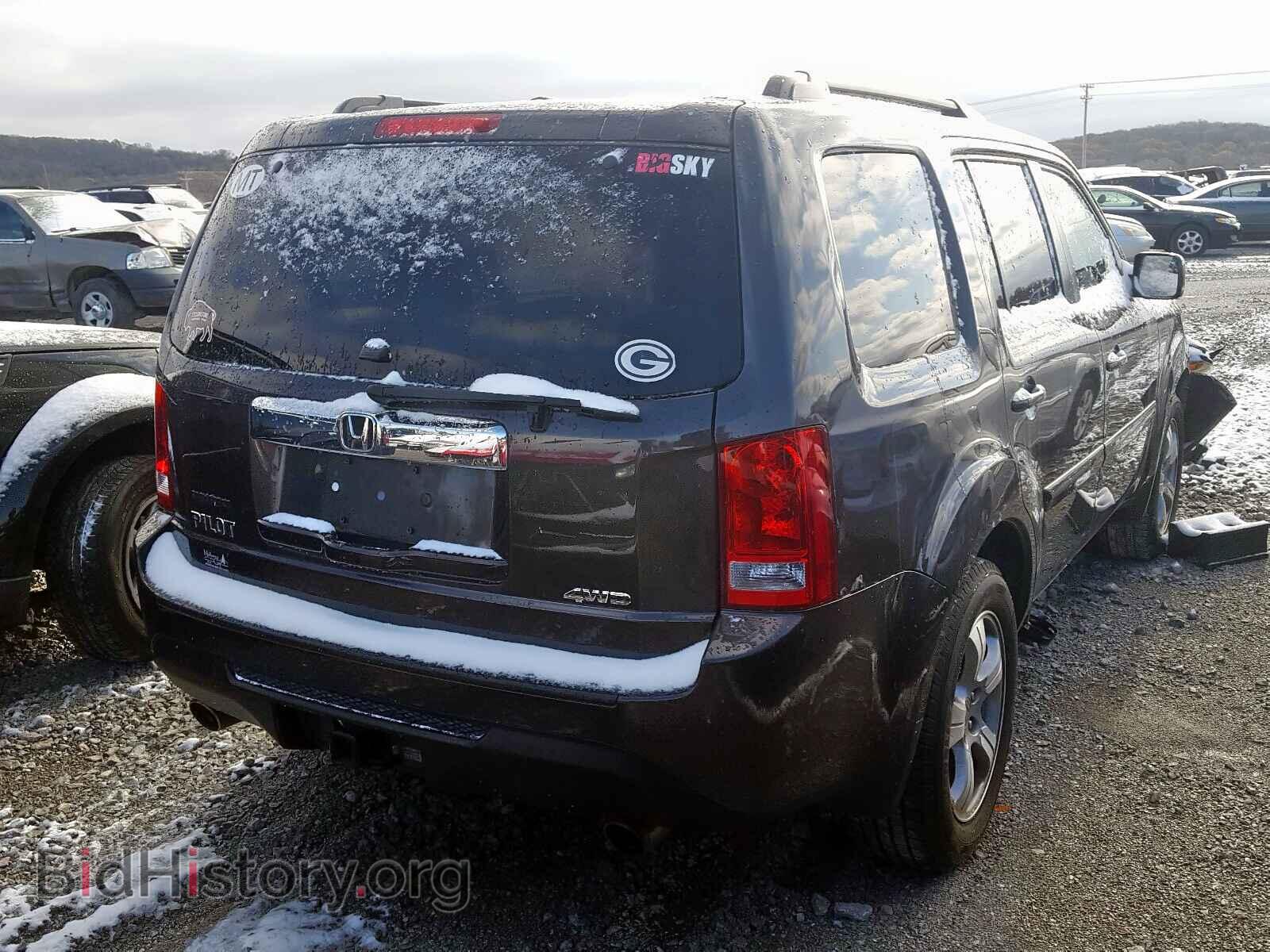 2013 HONDA PILOT EXL - VIN: 5FNYF4H61DB067635 - Фото 4