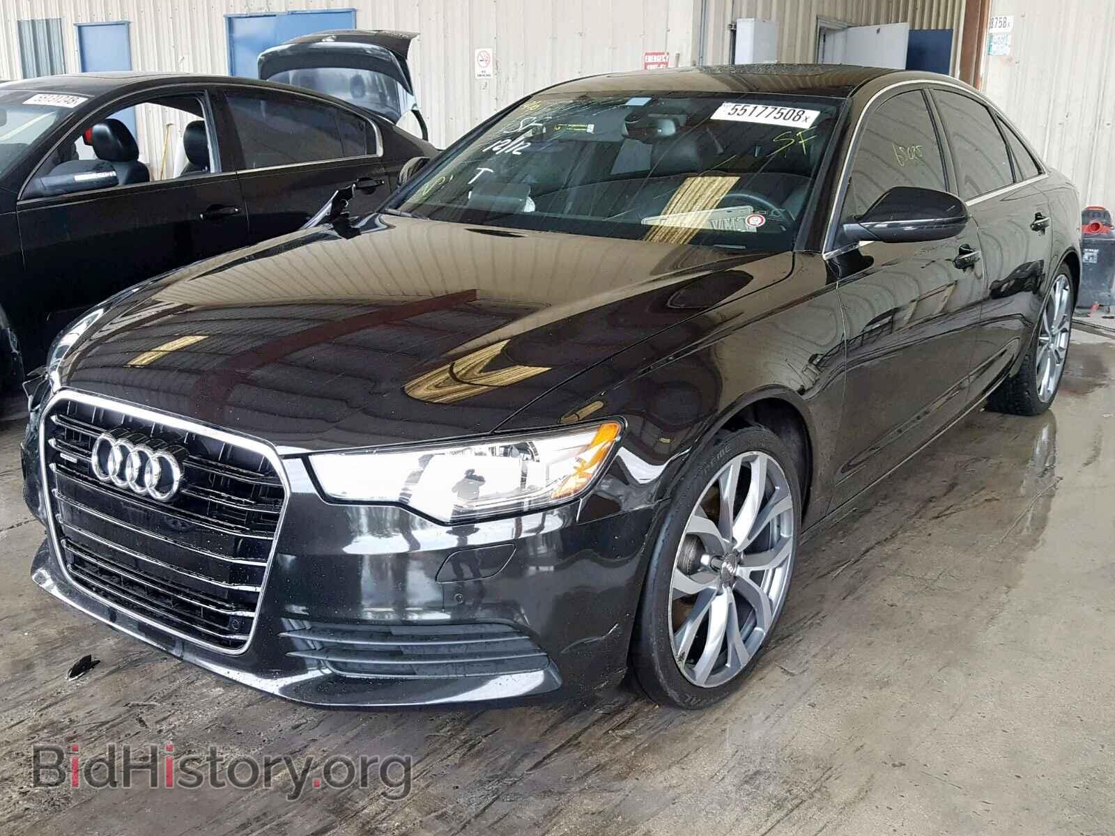 2014 AUDI A6 - VIN: WAUGFAFC2EN079666 - Фото 2