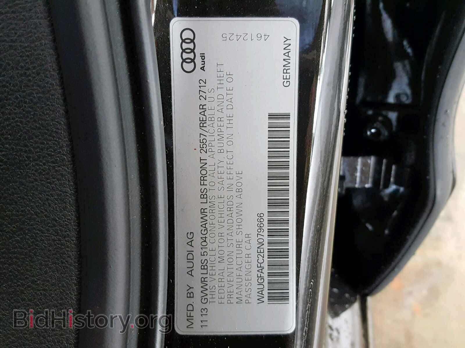 2014 AUDI A6 - VIN: WAUGFAFC2EN079666 - Фото 10