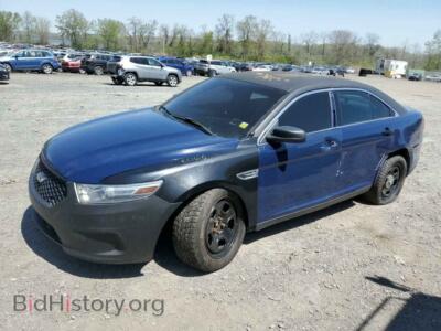 2013 Ford TAURUS Police Interceptor, blue — VIN 1FAHP2MT9DG165014, Copart