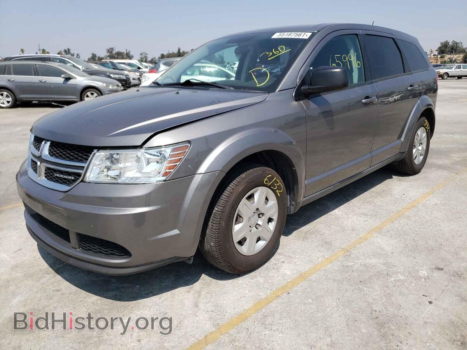 2012 DODGE JOURNEY - VIN: 3C4PDCAB4CT206692 - Фото 2