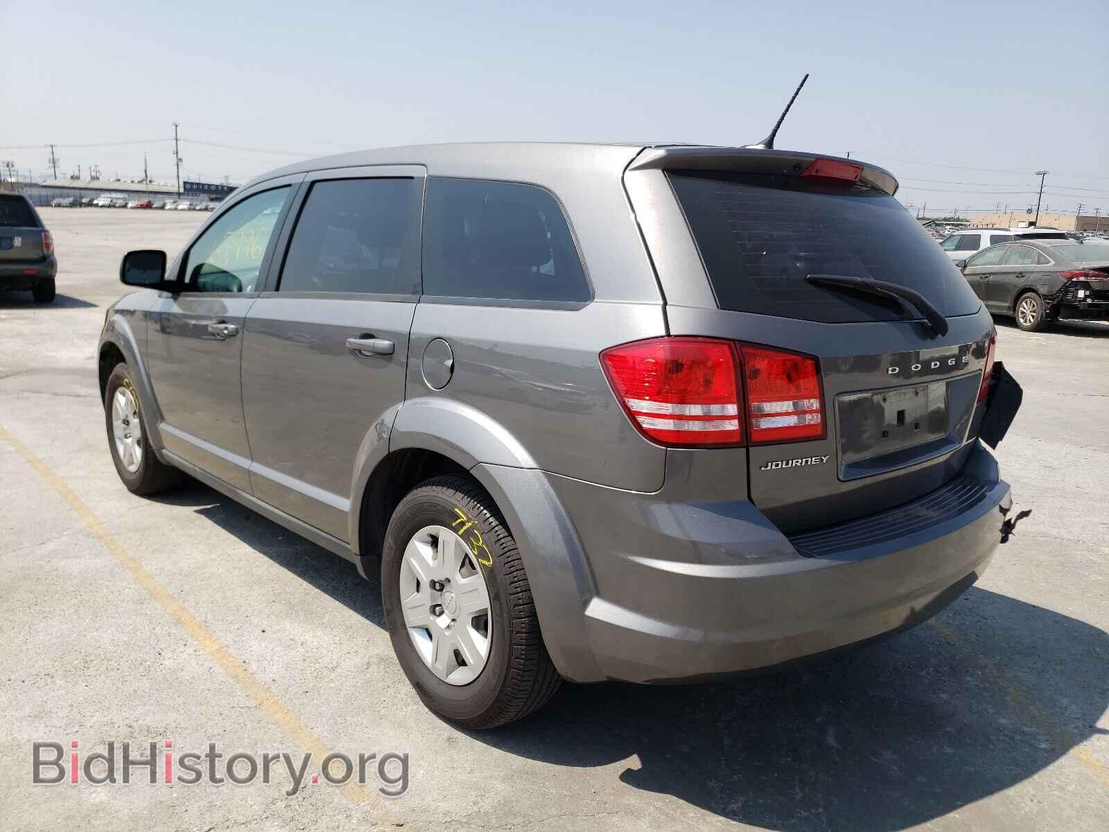 2012 DODGE JOURNEY - VIN: 3C4PDCAB4CT206692 - Фото 3