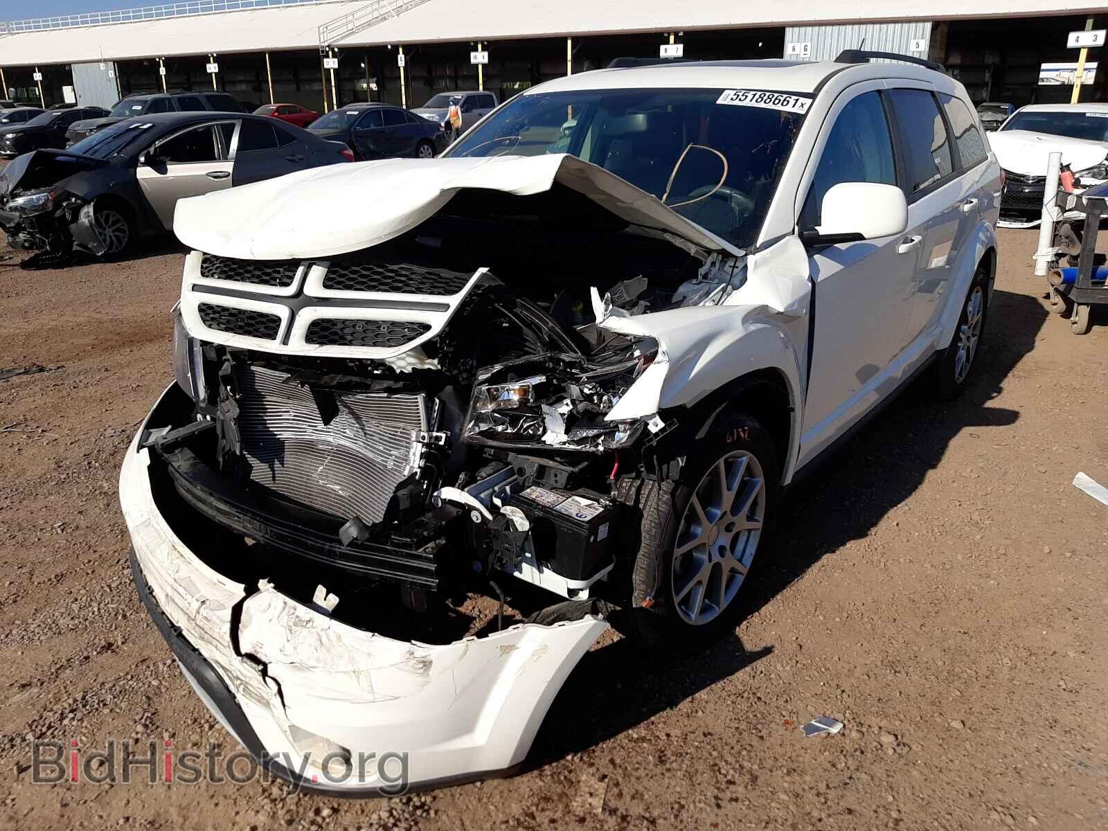 2014 DODGE JOURNEY - VIN: 3C4PDDEG7ET141674 - Фото 2