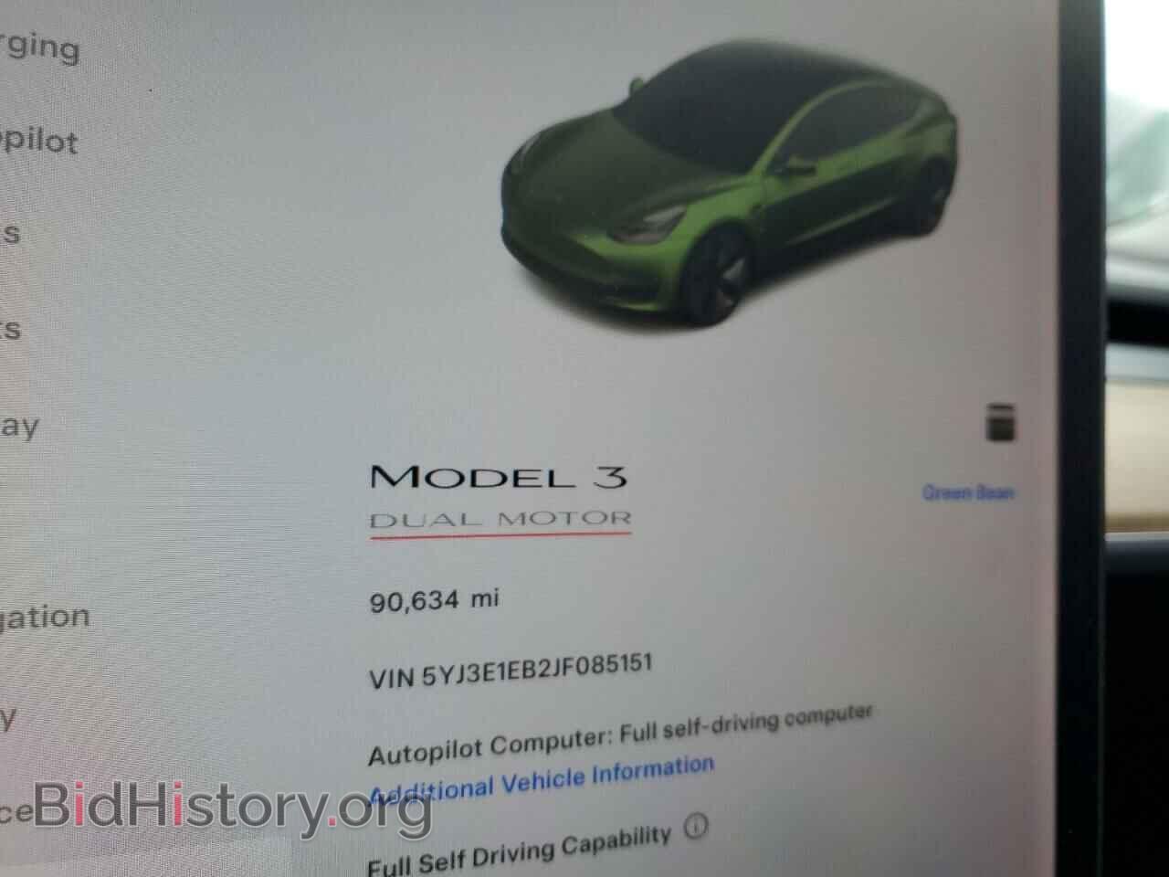 2018 TESLA MODEL 3 - VIN: 5YJ3E1EB2JF085151 - Фото 9