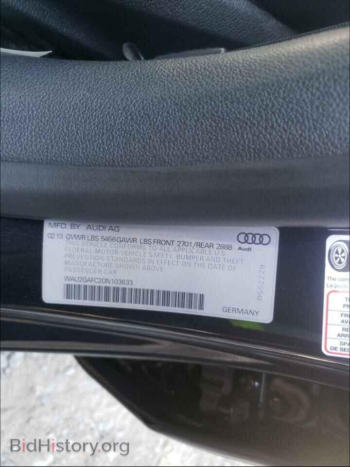 2013 AUDI A7 - VIN: WAU2GAFC2DN103633 - Фото 10