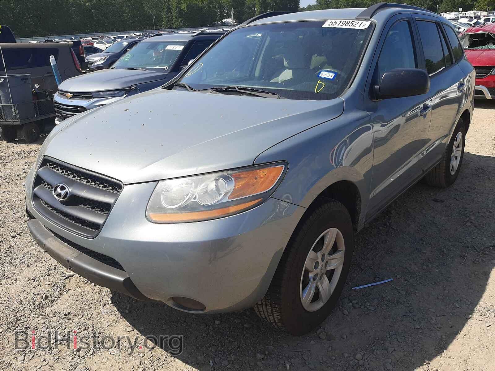 2009 HYUNDAI SANTA FE - VIN: 5NMSG13D39H252136 - Фото 2