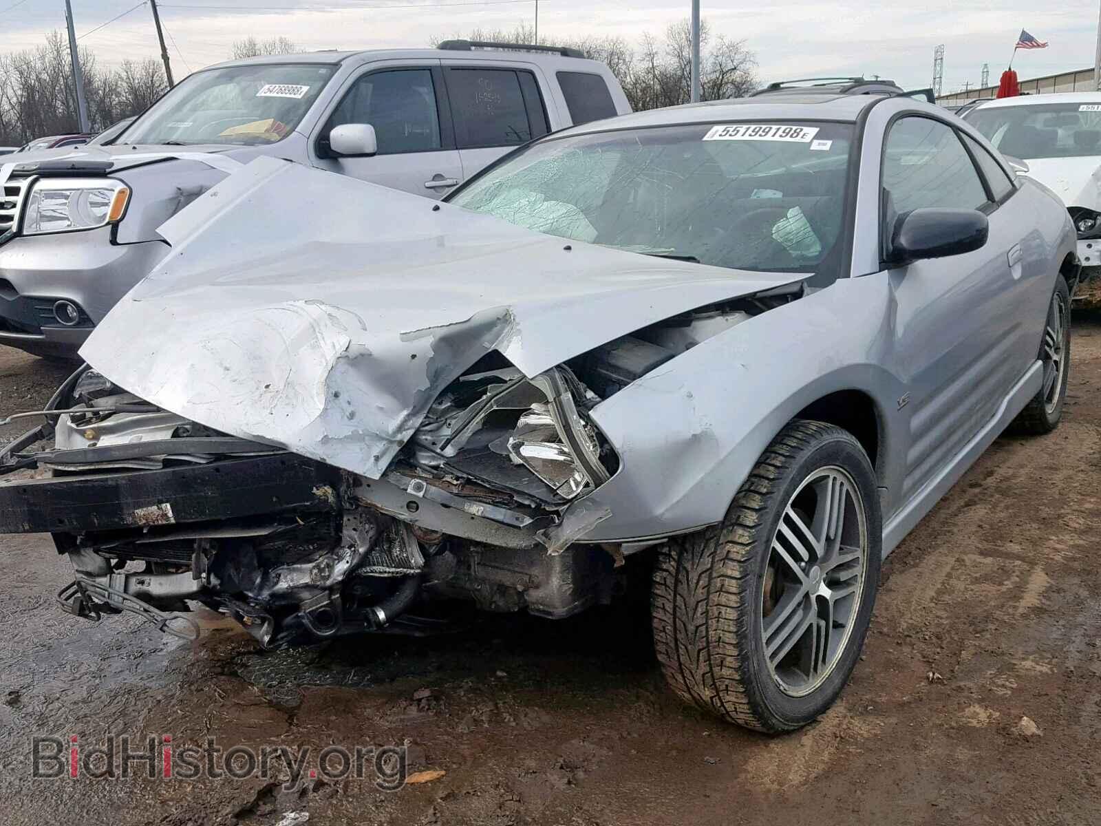 2004 MITSUBISHI ECLIPSE - VIN: 4A3AC74H34E054872 - Фото 2