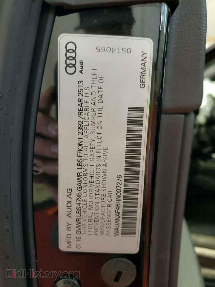 2017 AUDI A4 - VIN: WAUANAF46HN007276 - Фото 12
