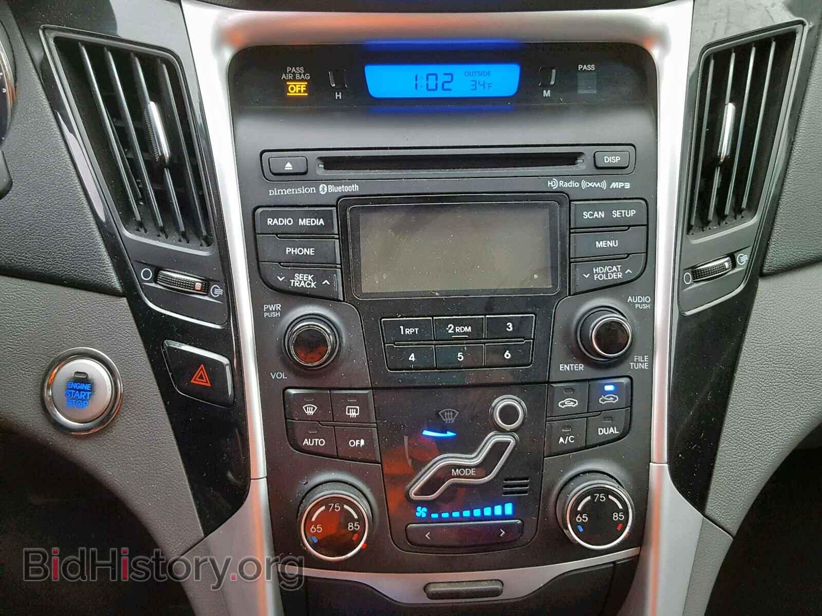2012 HYUNDAI SONATA - VIN: 5NPEC4AC4CH359937 - Фото 9