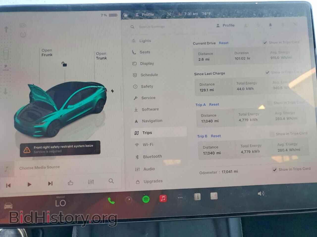 2025 TESLA MODEL 3 - VIN: 5YJ3E1EA6SF005603 - Photo 9