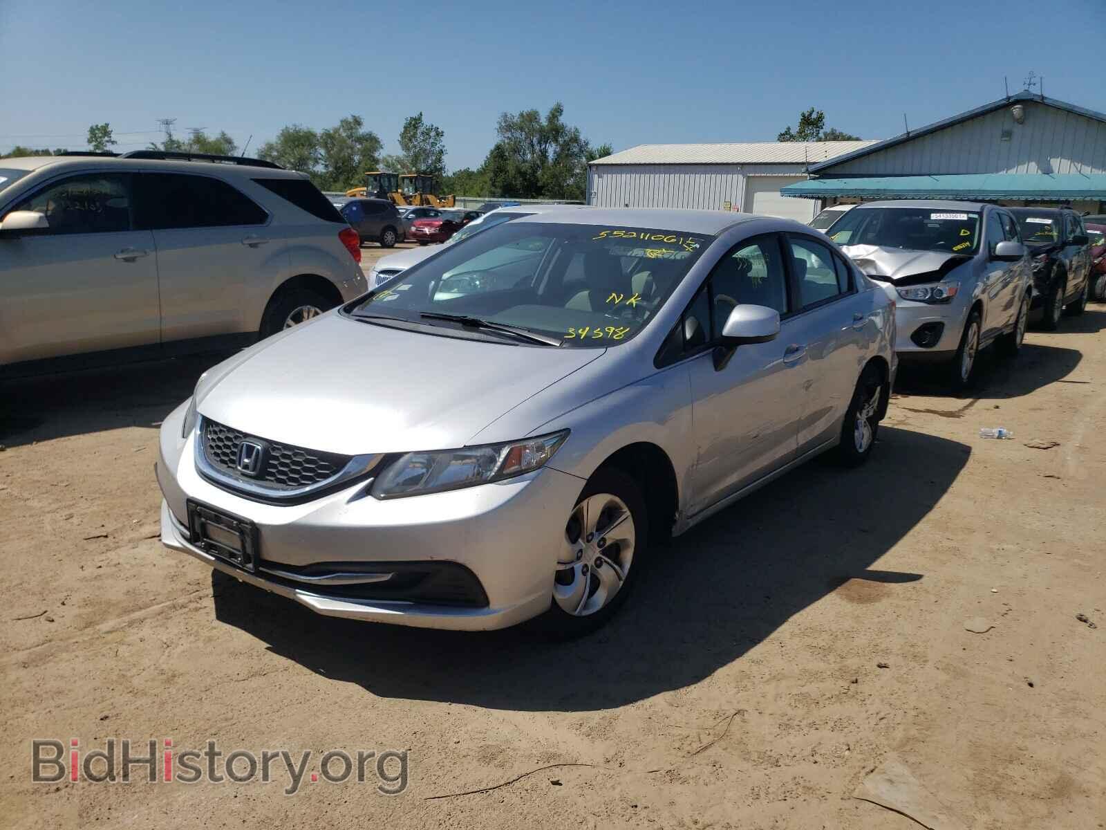 2013 HONDA CIVIC - VIN: 19XFB2E59DE034598 - Фото 2