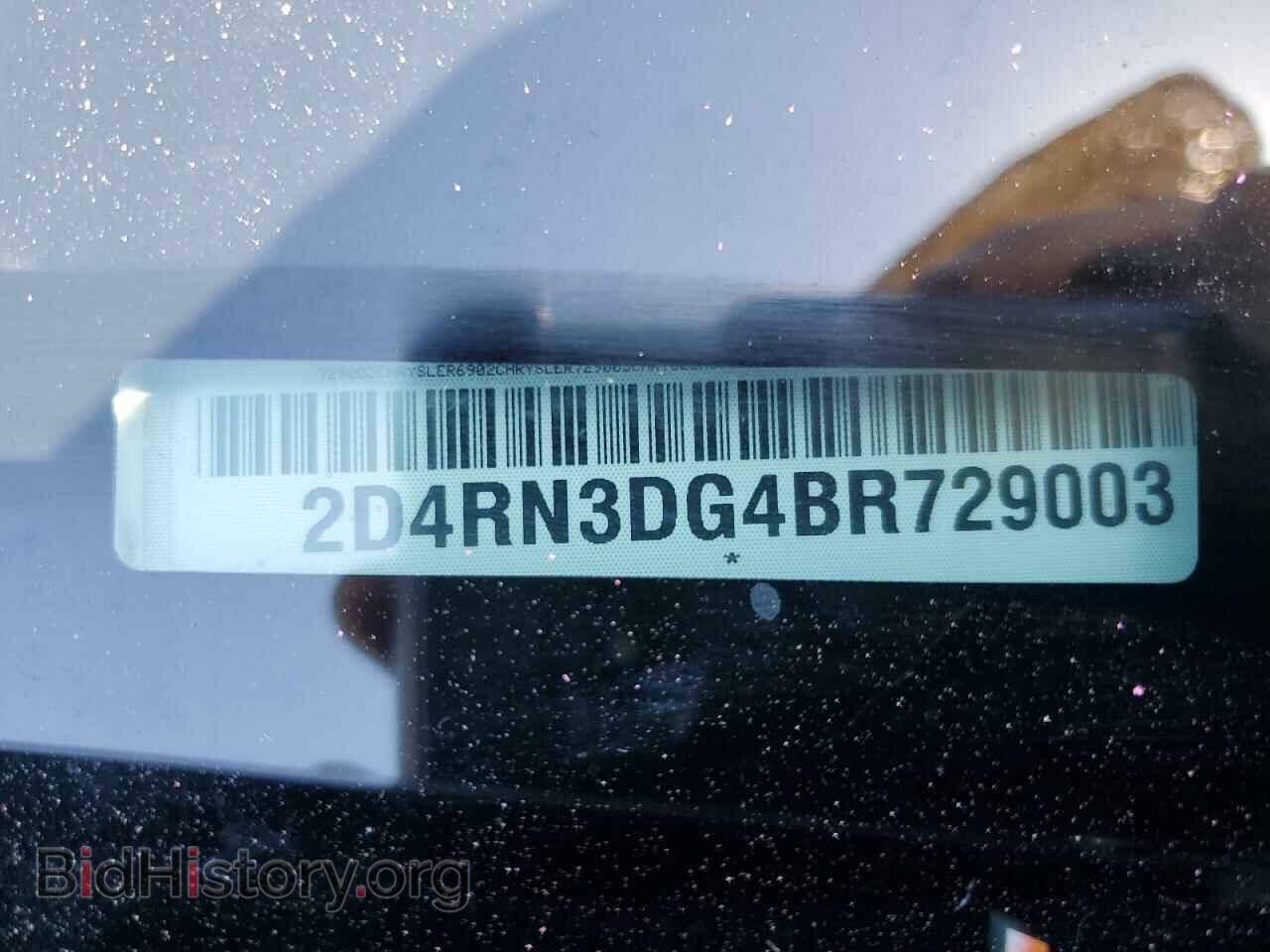 2011 DODGE CARAVAN - VIN: 2D4RN3DG4BR729003 - Фото 13