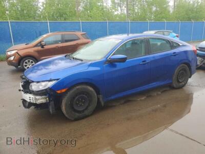 2016 Honda CIVIC LX, blue — VIN 2HGFC2F56GH017540, Copart