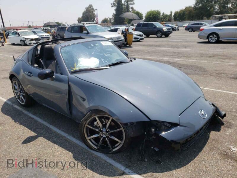 2021 Mazda MX5 MX-5 Miata (VIN JM1NDAM76M0454721) — photo 1 of 10, Copart, damage: front end