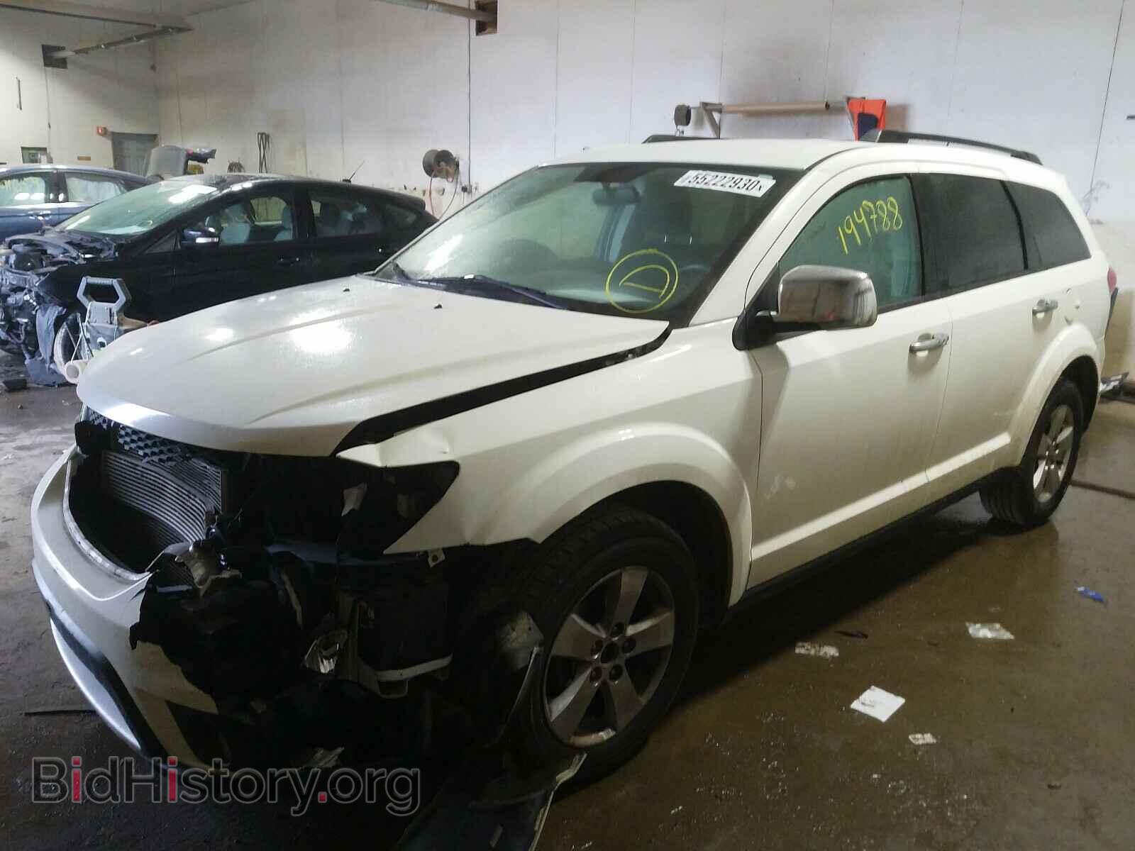 2011 DODGE JOURNEY - VIN: 3D4PH1FG1BT555159 - Фото 2