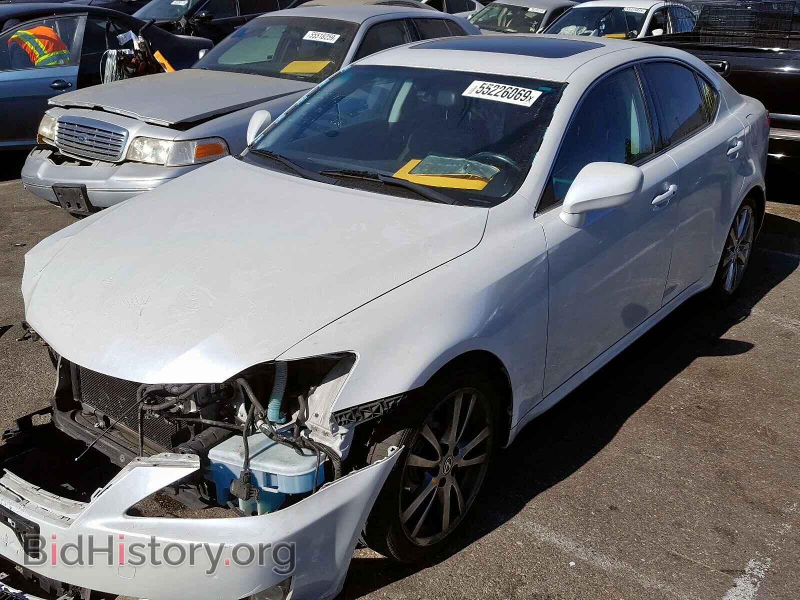 2008 LEXUS IS - VIN: JTHBE262X82014727 - Фото 2