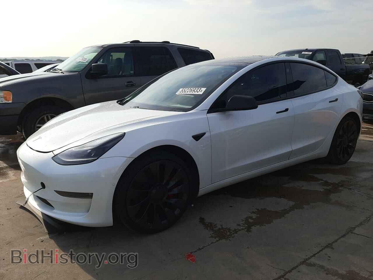 Фотография 5YJ3E1EC1MF926485 - TESLA MODEL 3 2021