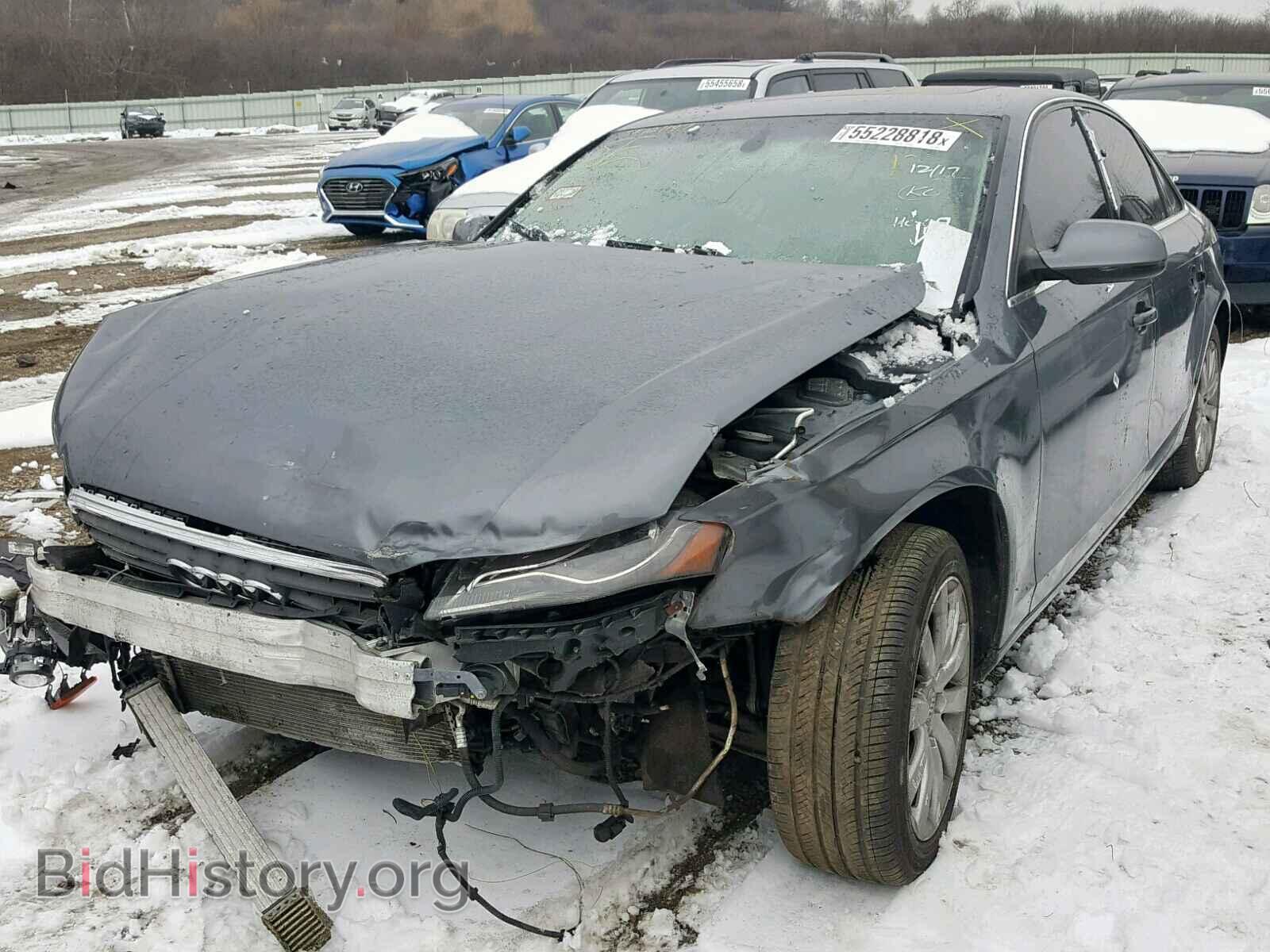2012 AUDI A4 - VIN: WAUBFAFL7CA022801 - Фото 2