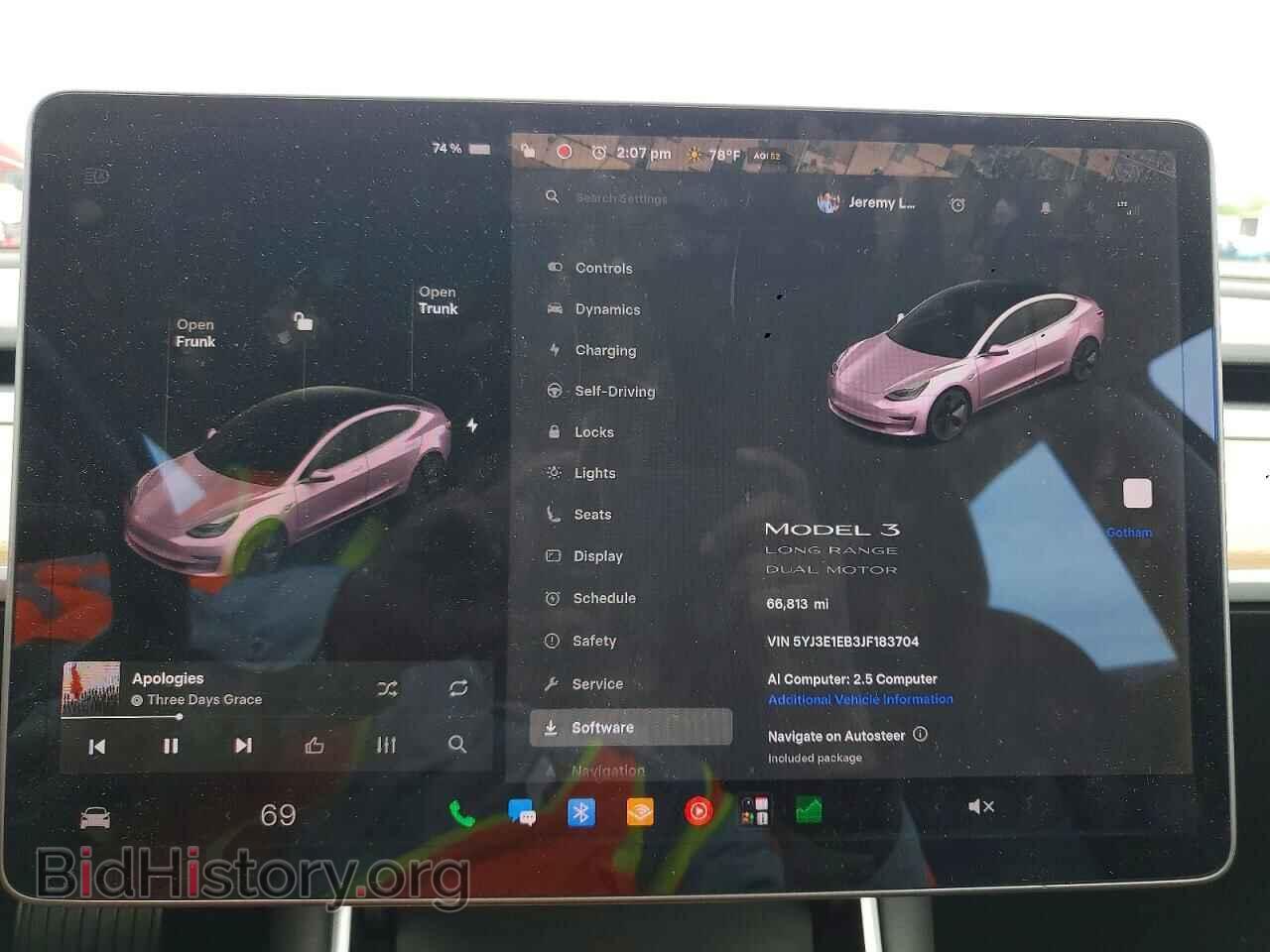 2018 TESLA MODEL 3 - VIN: 5YJ3E1EB3JF183704 - Photo 9