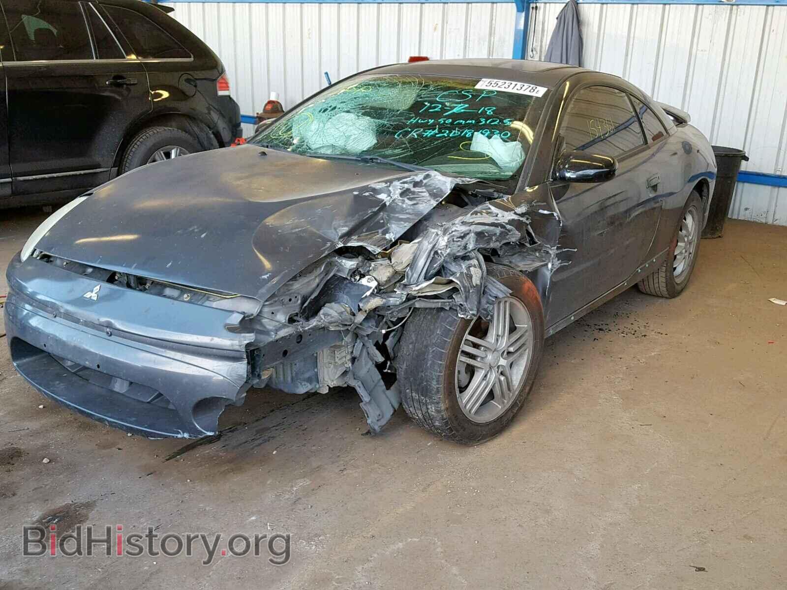 2004 MITSUBISHI ECLIPSE - VIN: 4A3AC84H74E047512 - Фото 2