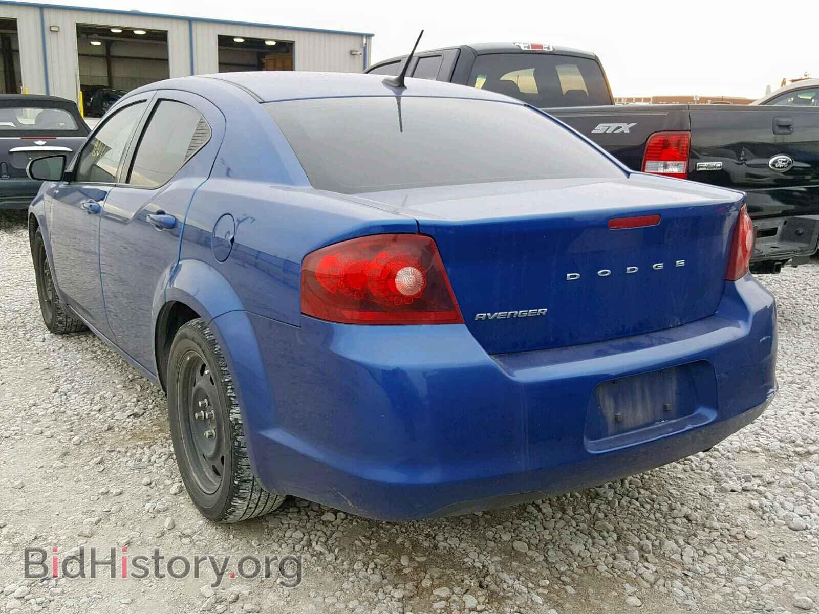 2014 DODGE AVENGER - VIN: 1C3CDZAB4EN200853 - Фото 3