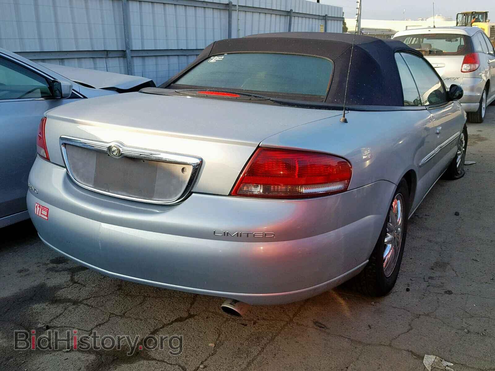2001 CHRYSLER SEBRING - VIN: 1C3EL65U11N731220 - Фото 4