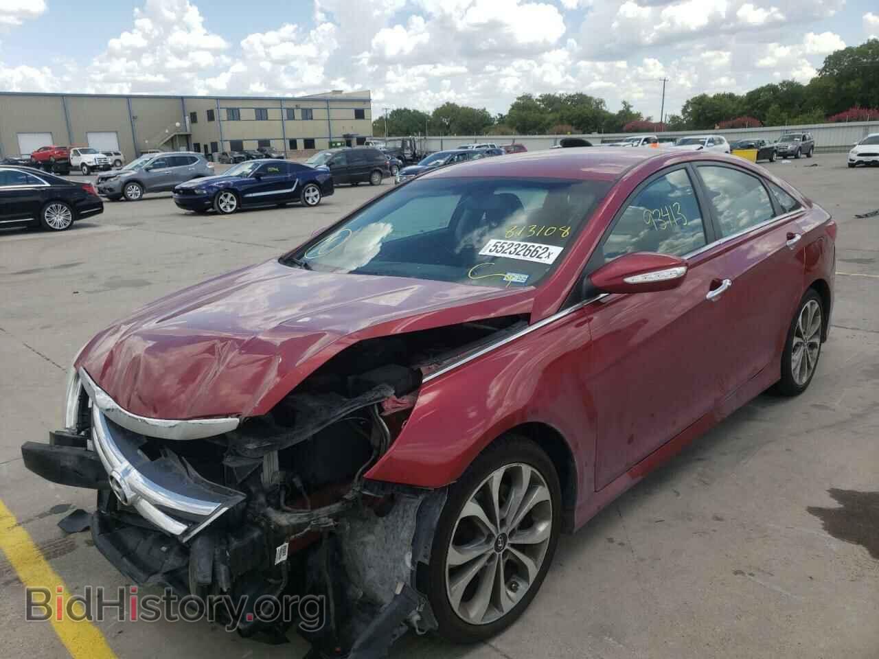 2014 HYUNDAI SONATA - VIN: 5NPEC4AB9EH813108 - Фото 2