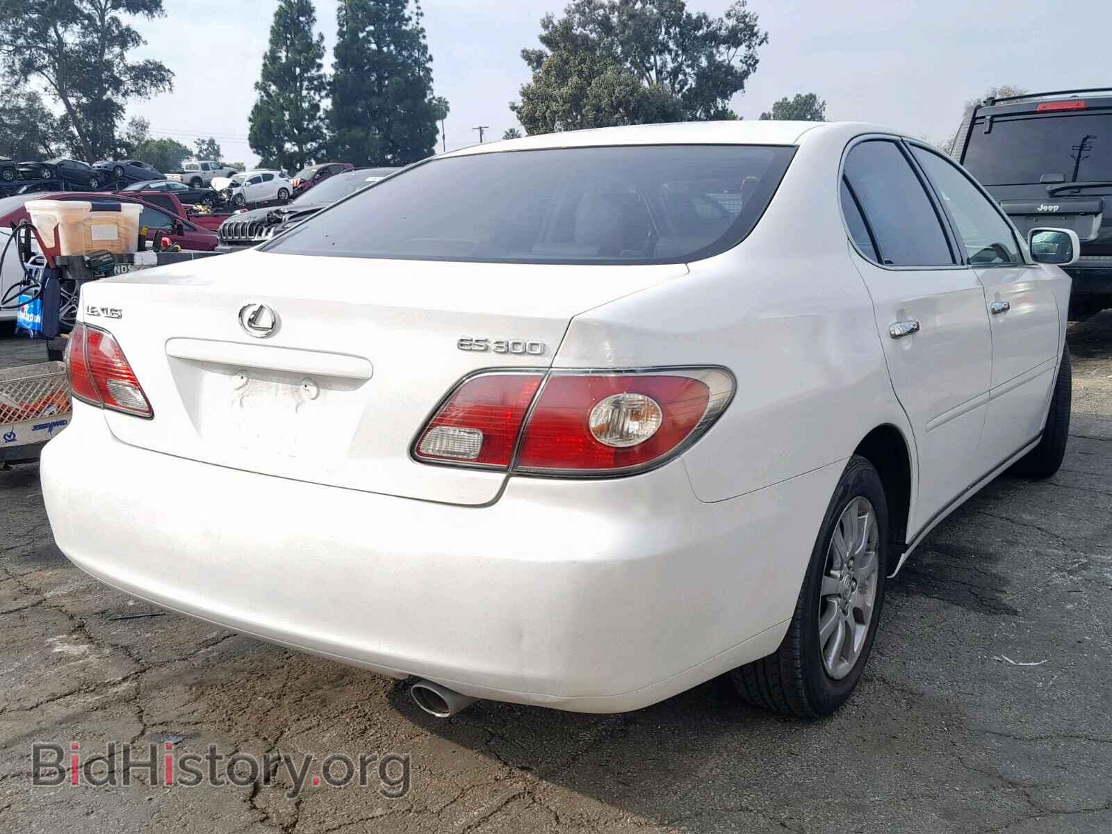 2003 LEXUS ES300 - VIN: JTHBF30GX30146009 - Фото 4