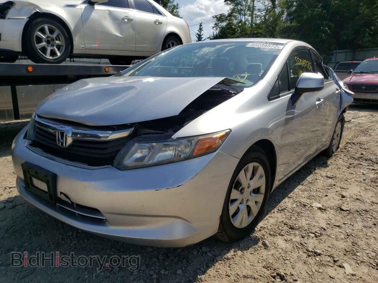 2012 HONDA CIVIC - VIN: 2HGFB2F57CH335146 - Фото 2