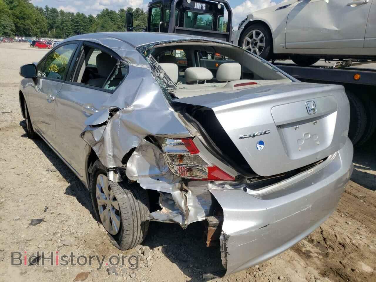2012 HONDA CIVIC - VIN: 2HGFB2F57CH335146 - Фото 3