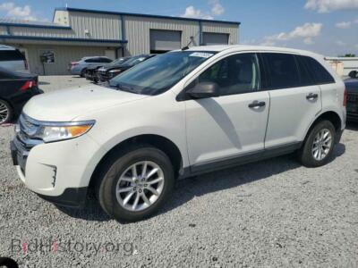 2013 Ford EDGE SE, белый — VIN 2FMDK3GC1DBB69733, Copart
