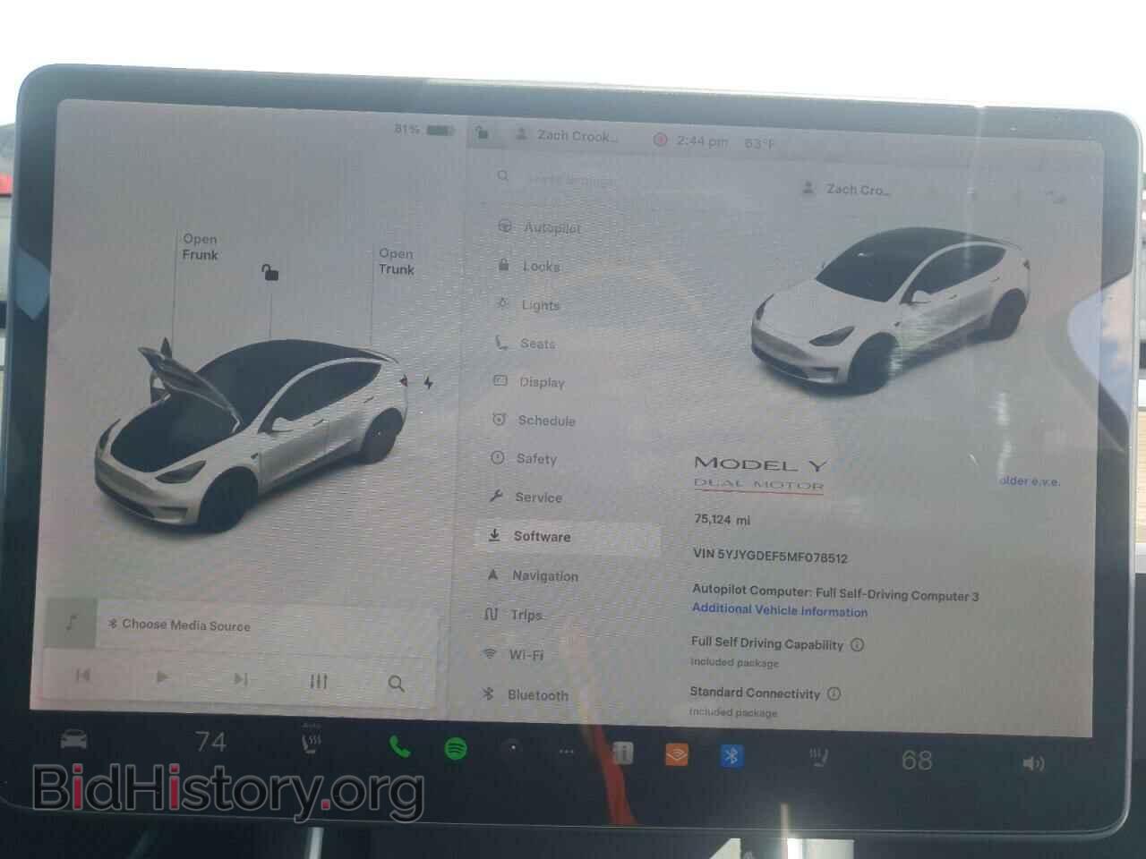 2021 TESLA MODEL Y - VIN: 5YJYGDEF5MF078512 - Photo 9