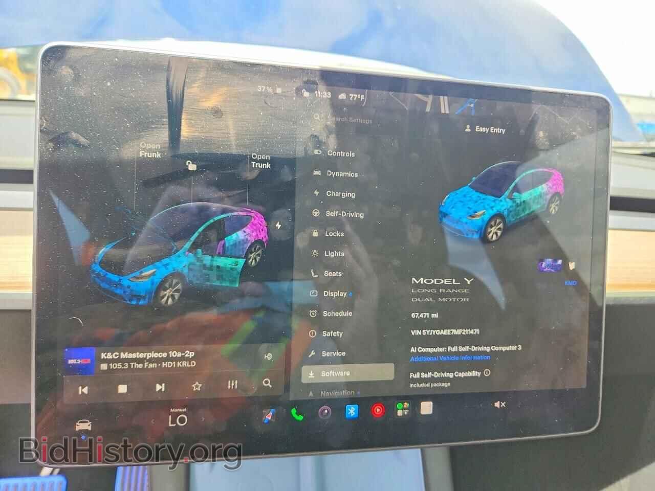 2021 TESLA MODEL Y - VIN: 5YJYGAEE7MF211471 - Photo 9