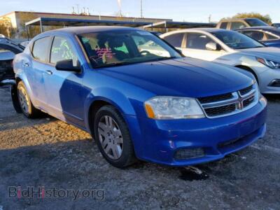 2012 Dodge AVENGER Avenger SE, blue — VIN 1C3CDZAB3CN328028, Copart