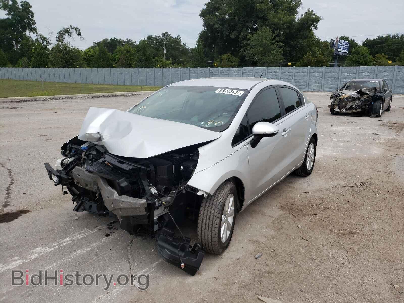 2014 KIA RIO - VIN: KNADN4A37E6407320 - Фото 2