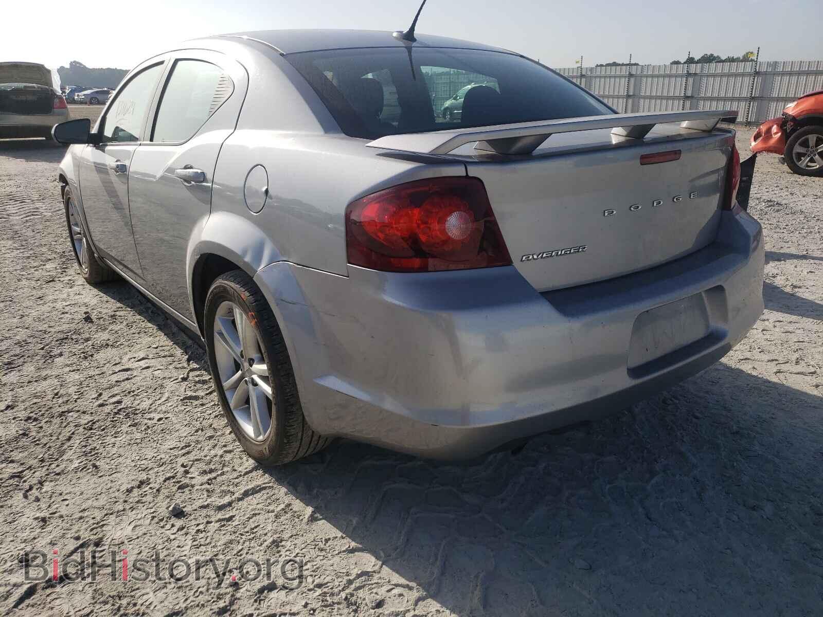 2014 DODGE AVENGER - VIN: 1C3CDZAG4EN108685 - Фото 3