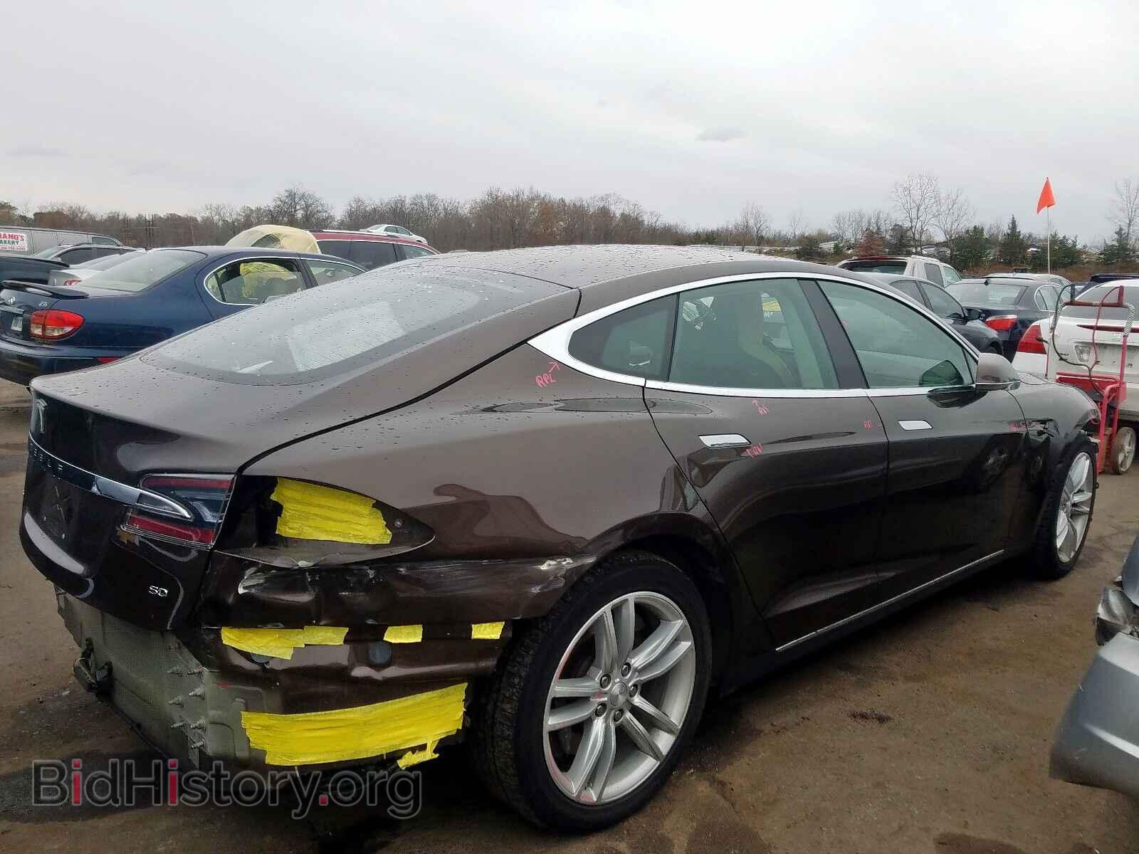 2014 TESLA MODEL S - VIN: 5YJSA1S12EFP60201 - Photo 4
