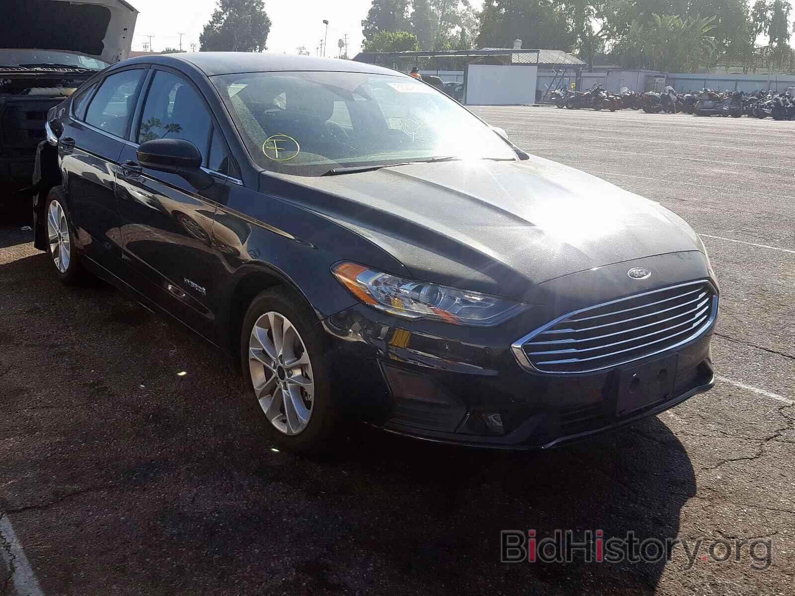 Фотография 3FA6P0LU2KR174326 - FORD FUSION SE 2019