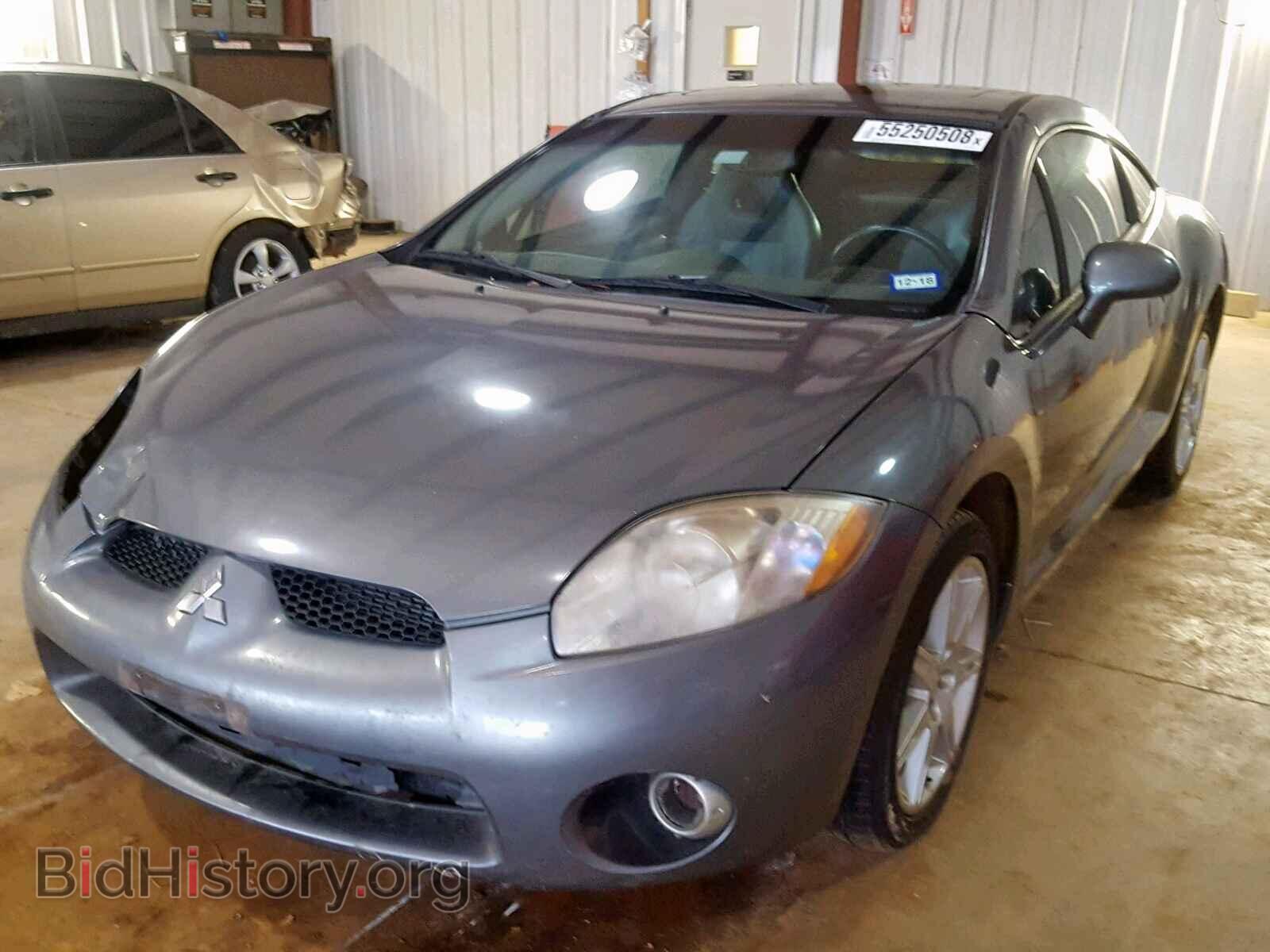 2006 MITSUBISHI ECLIPSE - VIN: 4A3AK34T16E015183 - Фото 2