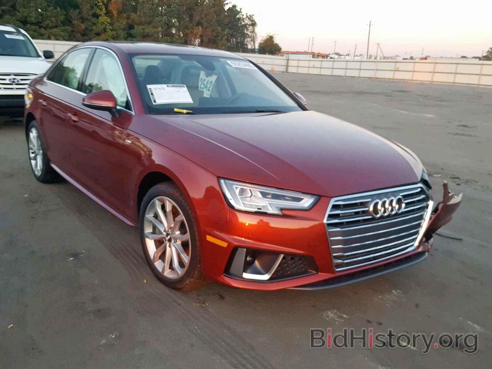 Фотография WAUENAF44KN016762 - AUDI A4 2019