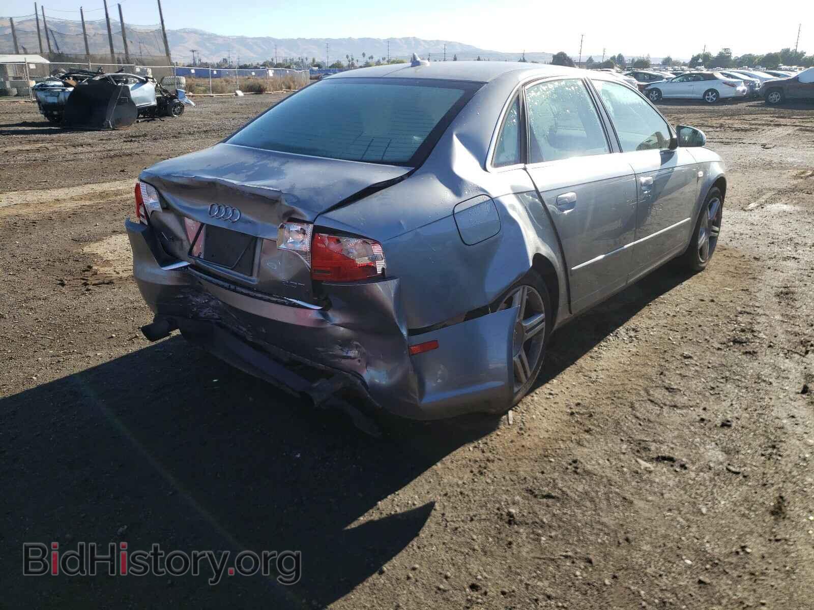 2007 AUDI A4 - VIN: WAUAF78E87A123963 - Photo 4