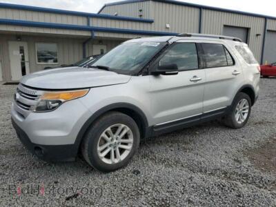 2015 Ford EXPLORER XLT, серебристый — VIN 1FM5K8D85FGB71241, Copart