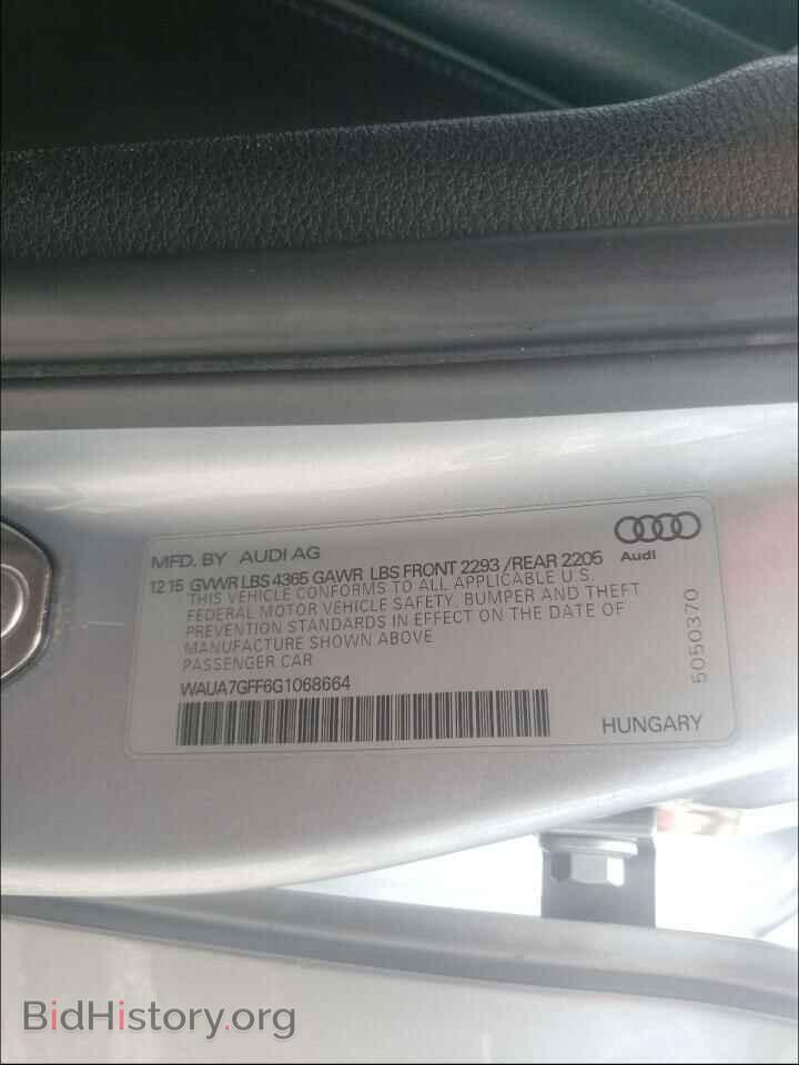 2016 AUDI A3 - VIN: WAUA7GFF6G1068664 - Фото 10