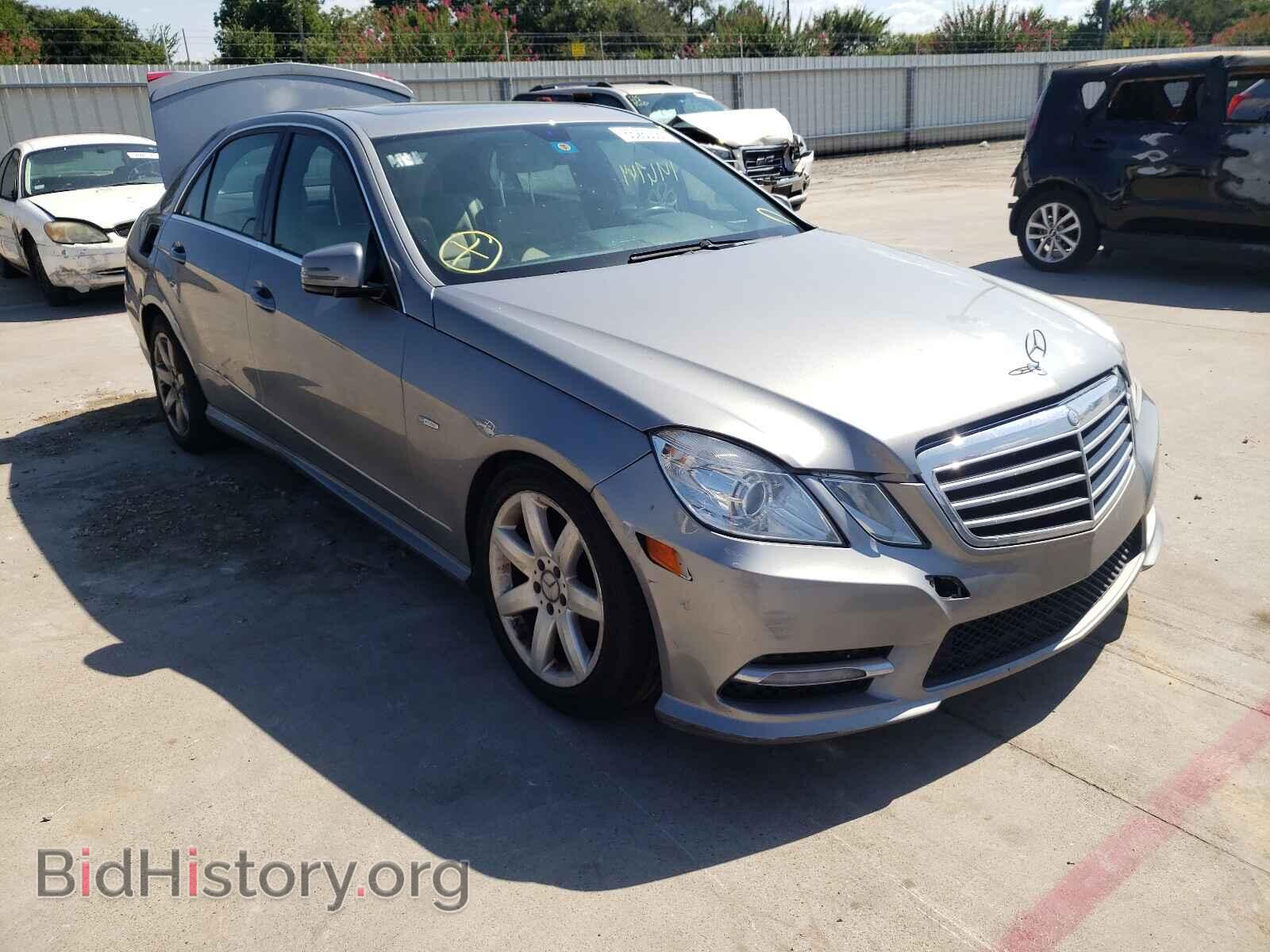 Photo WDDHF5KB9CA593133 - MERCEDES-BENZ E-CLASS 2012