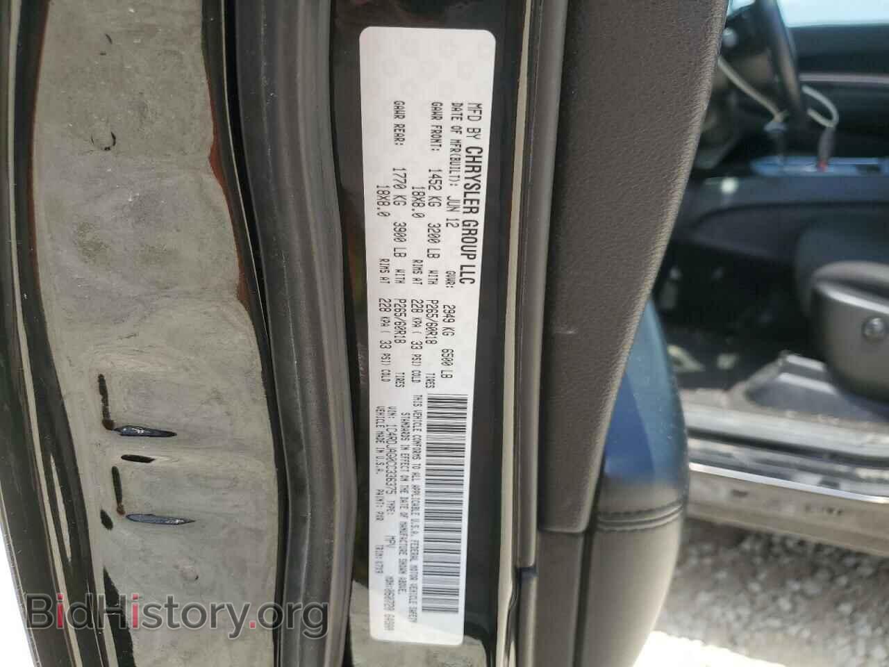 2012 DODGE DURANGO - VIN: 1C4RDJAG0CC336375 - Photo 13