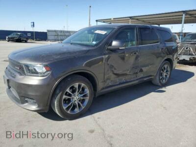 2019 Dodge DURANGO GT, gray — VIN 1C4RDHDG0KC650739, Copart