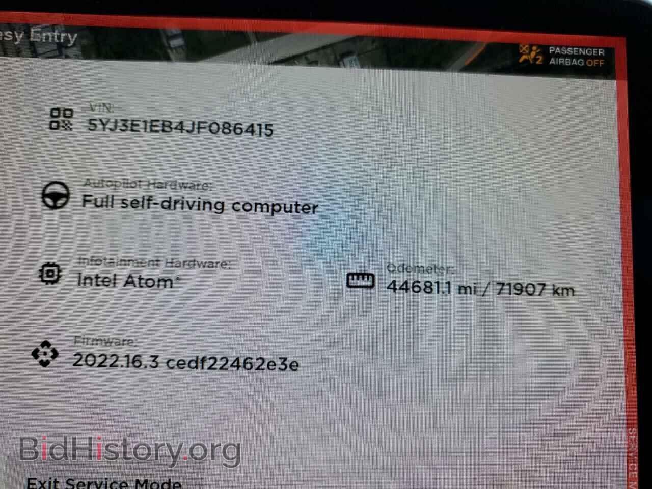 2018 TESLA MODEL 3 - VIN: 5YJ3E1EB4JF086415 - Фото 8