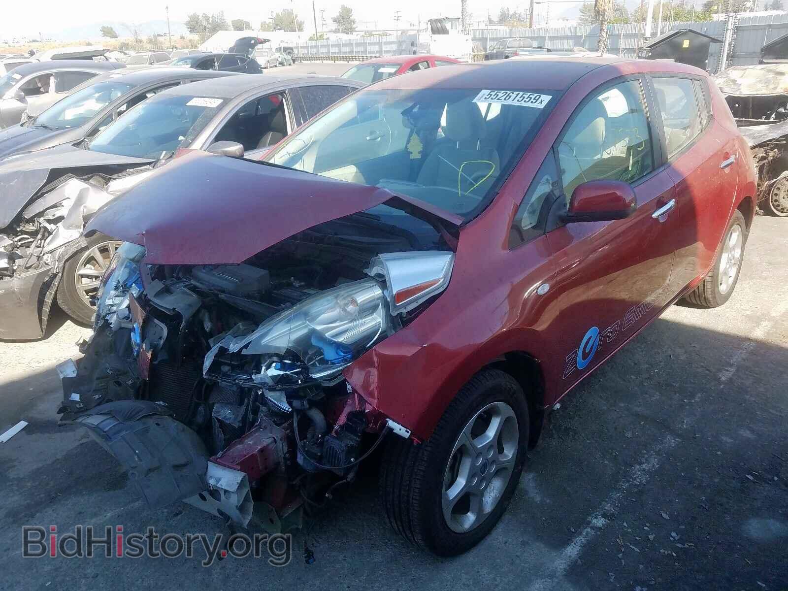 2011 NISSAN LEAF - VIN: JN1AZ0CP2BT007121 - Фото 2