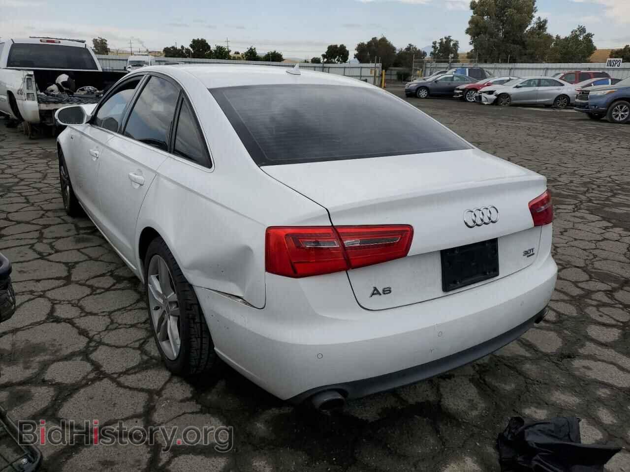 2012 AUDI A6 - VIN: WAUBGAFC6CN007292 - Фото 2